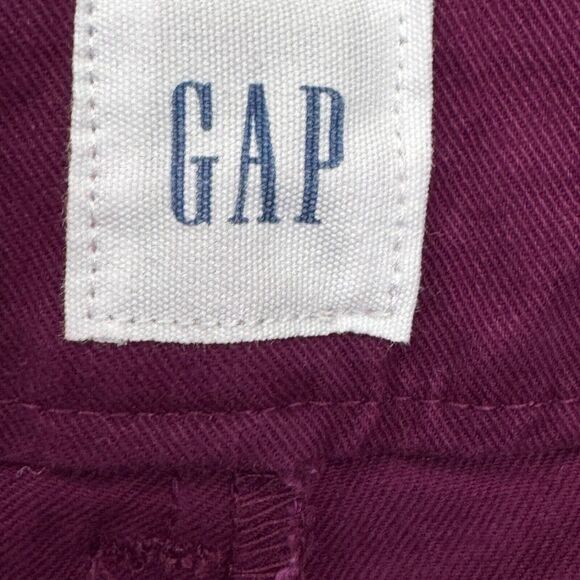 Gap NWT Slim Ankle Khaki Women's Size 14‎ (W34in x 26in.) Dark Raspberry - Picture 8 of 11